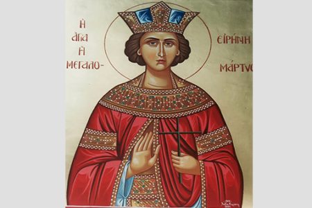 Δευτέρα 04 Μαΐου 2026-Πανηγυρικός Εσπερινός στην Ι.Μ Αγ.Ειρήνης στον Κρουσώνα Τ.Α €12